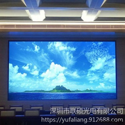 P3室内铜线封装LED显示屏价格 国星P3电子屏四画面同步显示效果