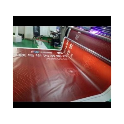 上海广告布制作 软膜 户外内光白底刀刮布UV喷绘灯布网格布单孔透