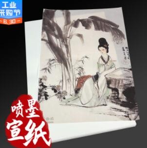 安徽热销宣纸长卷微喷可打印涂层宣纸古画复制艺术装饰画打印输出