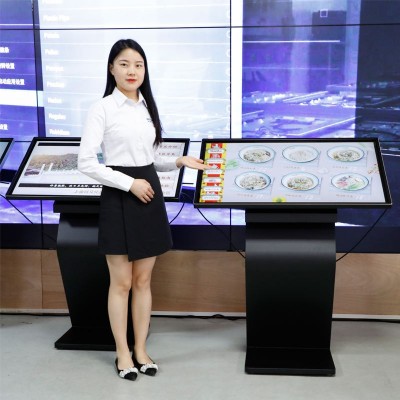 touch screen 55 inch interactive 卧式触摸查询机立式一体机