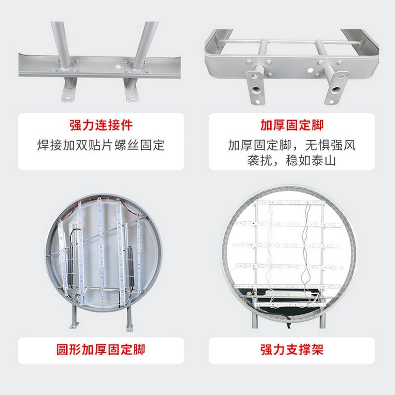 亚克力吸塑灯箱便利店商场户外门招牌广告牌双面发光led灯箱定制图2